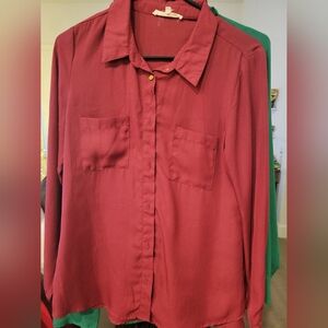 Wishful Park Burgundy Top